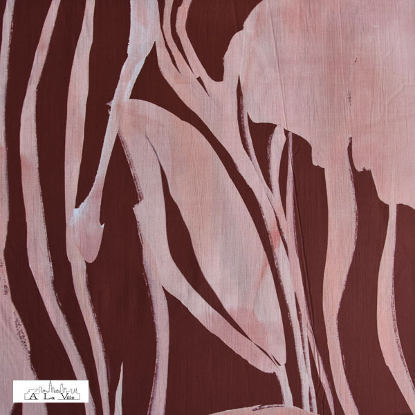 Katoen rood met print - Knipmode